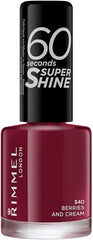 Rimmel London 60 Seconds Super Shine Nail Polish – Berries and Cream