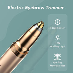 2-in-1 Heated Eyelash Curler & Automatic Eyebrow Trimmer