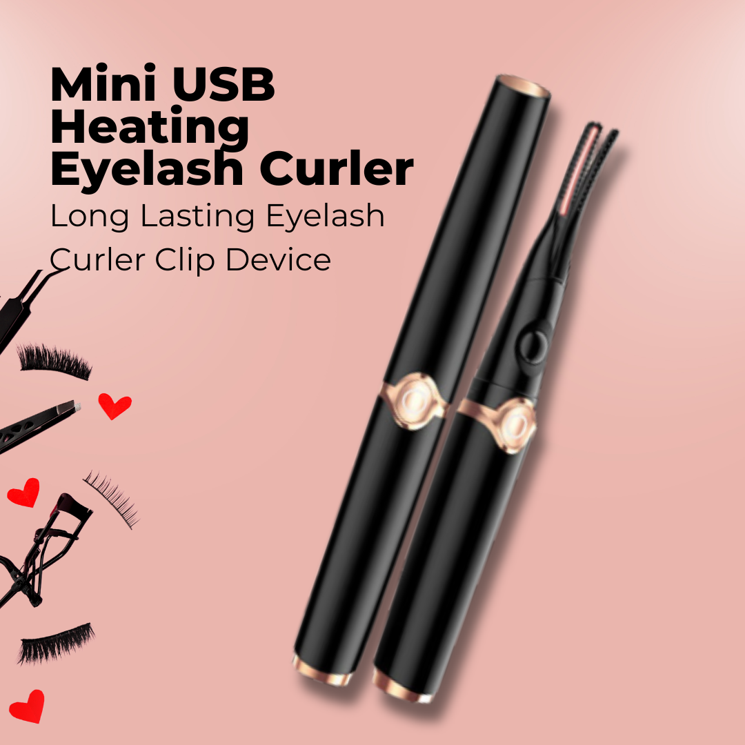 Mini USB Heating Eyelash Fast Curling Comb & Clip Device