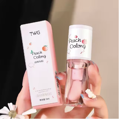 Korean Lip Oil - Peach Oolong & Honey Milk